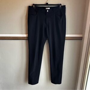 Peter Millar EB40 Performance Golf Black Tapered Pants​